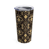 Gold on Black Design Tumbler 20oz