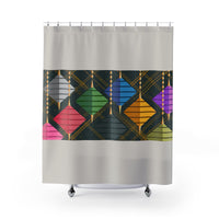 Hanging Ornament Shower Curtains