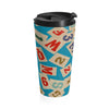 Alphabet Blocks Stainless Steel Travel Mug