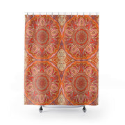 Colorful Hippie Mandala Shower Curtain