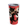 Dancing Cat with Banjo Tumbler 20oz