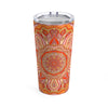 Orange Hippie Mandala Tumbler 20oz