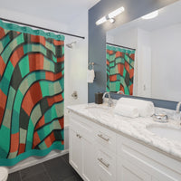 Mosaic Path Shower Curtains