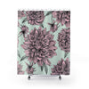 Giant Pink Mums Shower Curtain