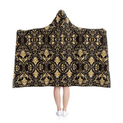 Black/Gold Hooded Blanket