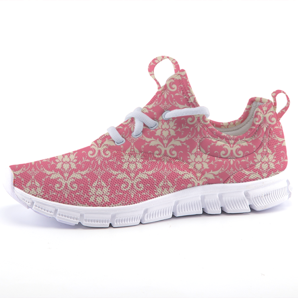 Pink Wallpapee Lightweight Sports Shoes