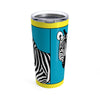 Zebra on Yellow Tumbler 20oz