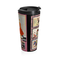 Flapper  Fashions Stainless Steel Travel Mug