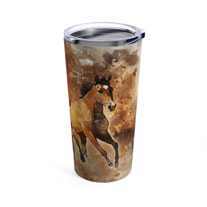 Galloping Horses Tumbler 20oz