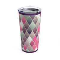 Pink Diamond Tiles Tumbler 20oz