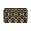 Black and Gold Bath Mat