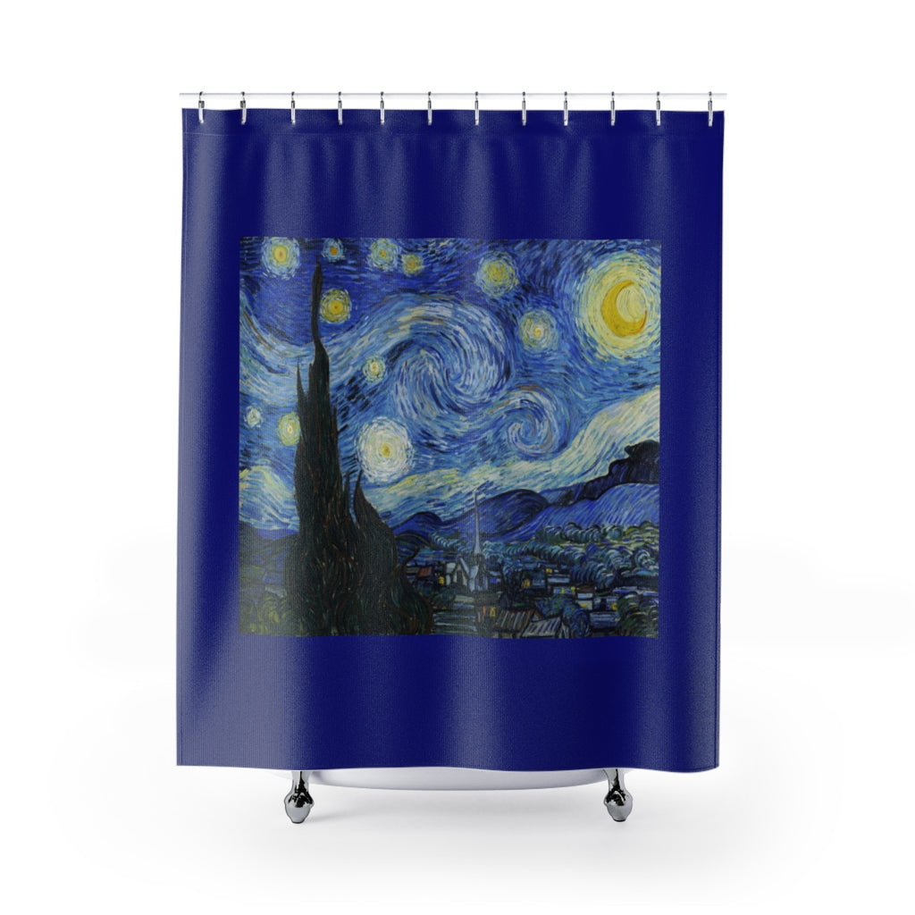 Starry Night Shower Curtain