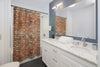 Red Brick Wall Shower Curtain