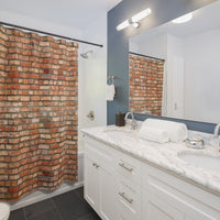 Red Brick Wall Shower Curtain