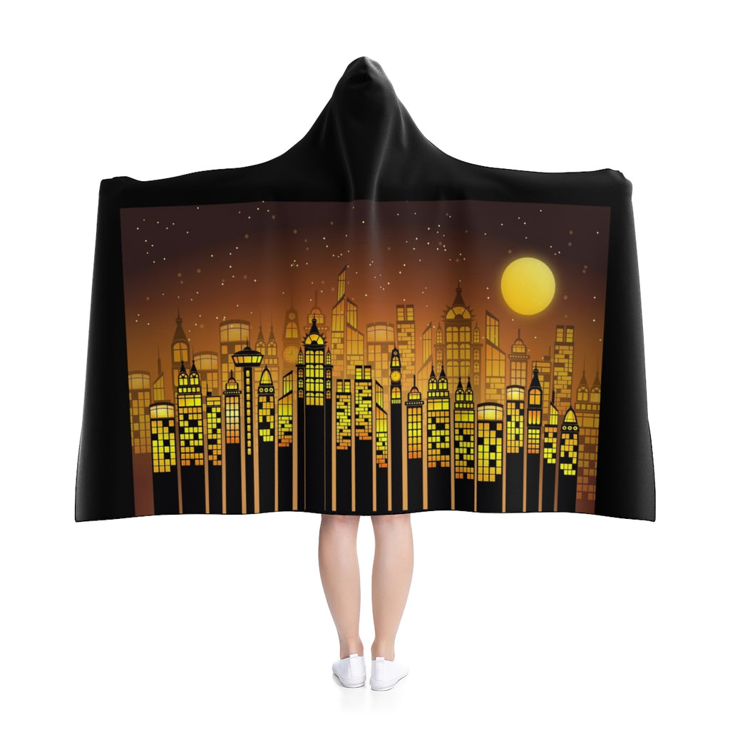 Deco City Hooded Blanket