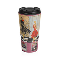 Flapper  Fashions Stainless Steel Travel Mug