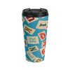 Alphabet Blocks Stainless Steel Travel Mug