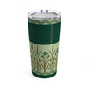 Brown Reeds on Green Tumbler 20oz