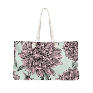 Giant Pink Mums Weekender Bag