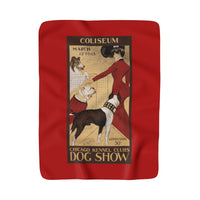 Dog Show Sherpa Fleece Blanket