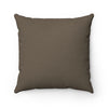 Woman Reading Faux Suede Square Pillow