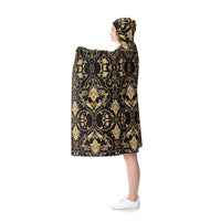 Black/Gold Hooded Blanket