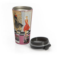 Flapper  Fashions Stainless Steel Travel Mug