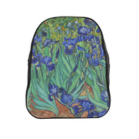 Van Gogh Irises School Backpack