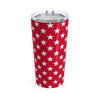 White Stars on Red Tumbler 20oz