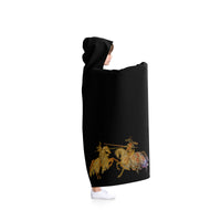 Jousting Knights Hooded Blanket