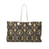 Black and Gold Weekender Bag