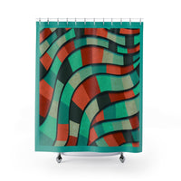 Mosaic Path Shower Curtains