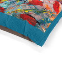 Abstract Oil Painting Pet Bed