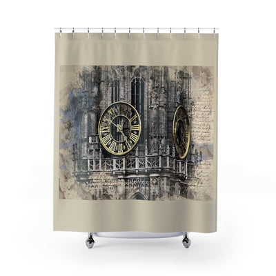 Clock Tower Shower Curtain