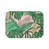 Foliage on Pink Bath Mat