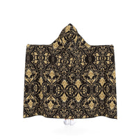 Black/Gold Hooded Blanket