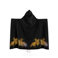 Jousting Knights Hooded Blanket