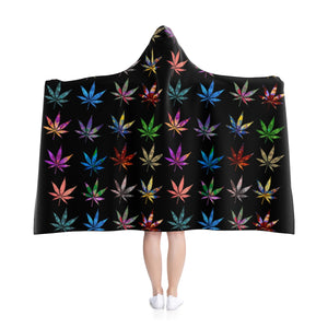 Weed Hooded Blanket