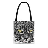 Kitty Face Tote Bag