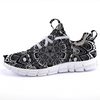 Black Ornamental Lace Lightweight Sports Shoes