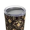 Gold on Black Design Tumbler 20oz