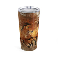 Galloping Horses Tumbler 20oz