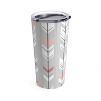 Vertical Abstract Arrows Tumbler 20oz