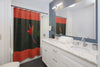 Red Bird Shower Curtains