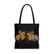 Jousting Knight Tote Bag