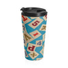 Alphabet Blocks Stainless Steel Travel Mug