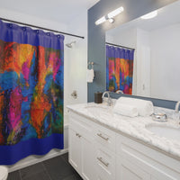 Oil Abstract Shower Curtain