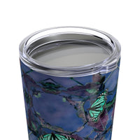 Green Butterfly Tumbler 20oz