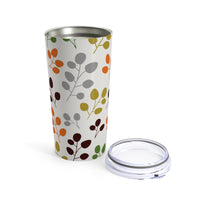 Small Branches of Colored Leaves Tumbler 20oz