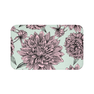 Giant Pink Mums Bath Mat